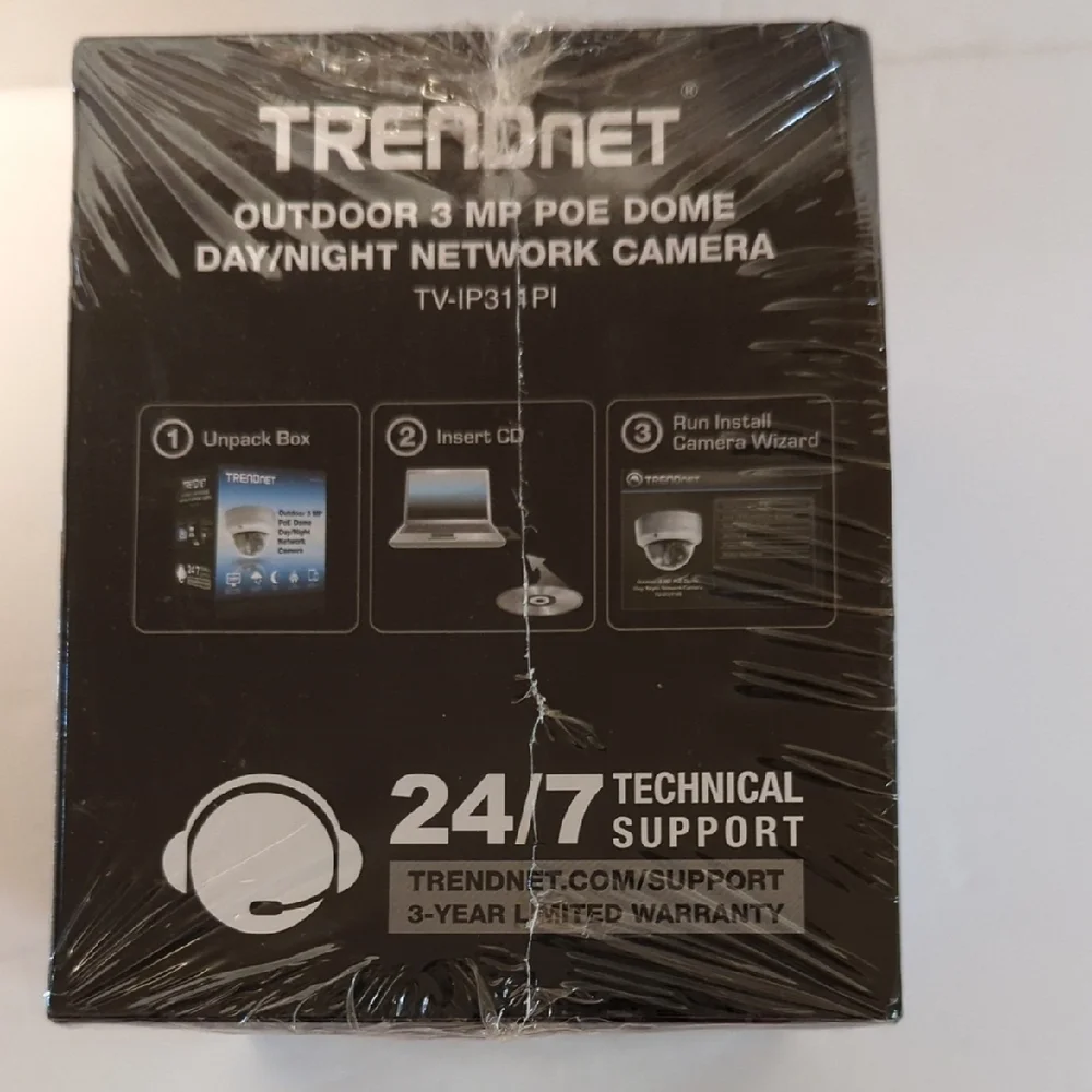 Trendnet TV-IP311PI 3 Megapixel PoE Dome Network Security Camera